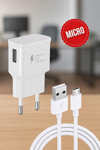 Tech&bello accessories 12w 2.1a Usb Micro Girişli Adaptör Ve Kablo Hızlı Şarj...