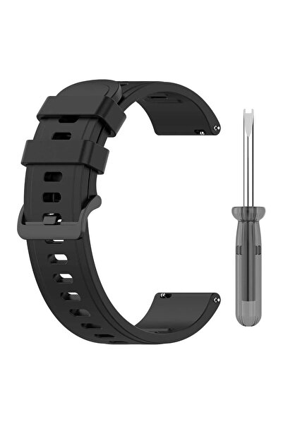 Guleron Amazfit Neo Uyumlu Yumuşak Silikon Tokalı Kordon 20MM