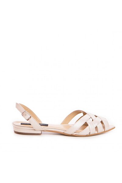 The 5th Element Sandale mireasa Piele Naturala Ivoire Flats Inez