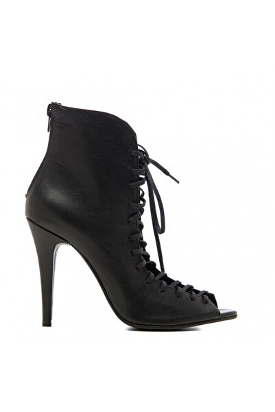 The 5th Element Botine dama decupate Street Style Negru Piele Naturala