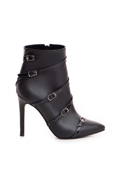 The 5th Element Botine Dama Piele Naturala Negru Micaela