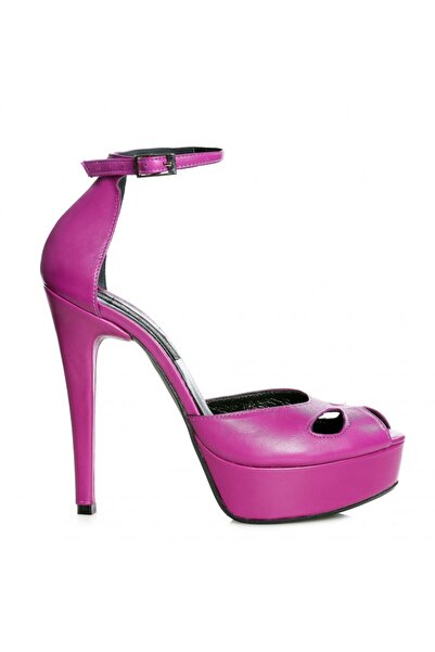 The 5th Element Purple The 70's genuine leather platform sandals