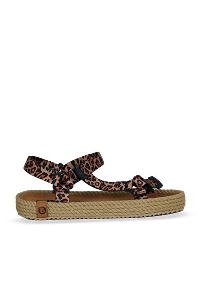 Bohonomad Leopard Elastic Miamı Women's Sandals 24Mıamı