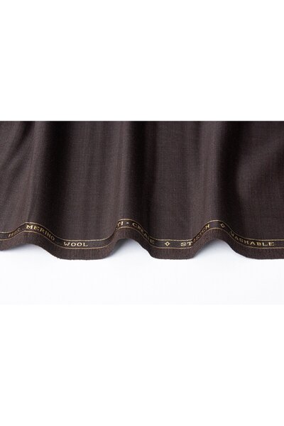Wool's Classic Brown Wool Fabric