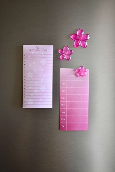 Paper Lab Studio Magnetli Haftalık Menü & Alışveriş Listesi Seti