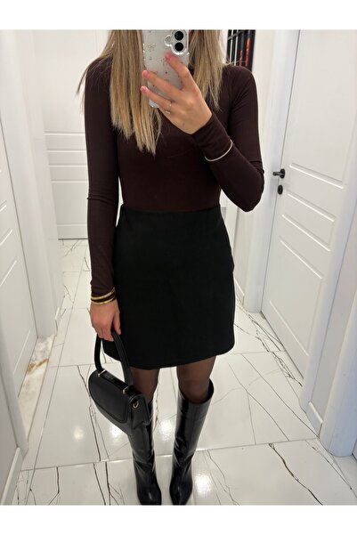 baharşahin Mini Fabric Skirt