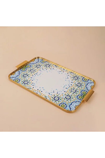 TULIN Decorative design tray with a gold touch, 1 liter size