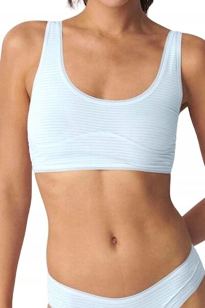 SLOGGI Sutien, Ever Fresh Plus H H Top, albastru deschis, XL