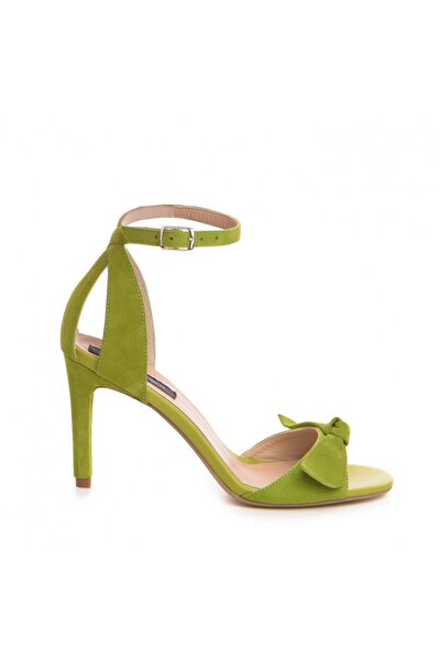 The 5th Element Women's natural leather sandals Lime Francesca