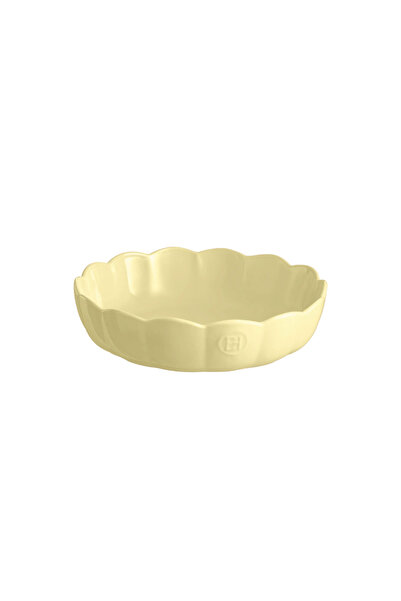 Emile Henry Madeleine Baking Dish Round 27 cm Butter Yellow / Vanilla