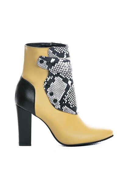 The 5th Element Women's Boots Natural Leather Mustard Yellow Jo