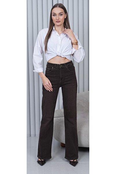 Rich Star Flared Brown Denim Pants