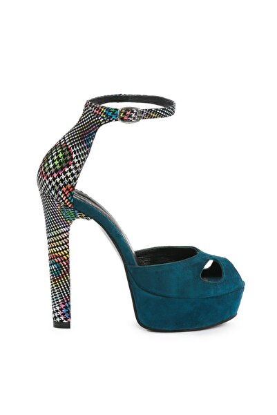 The 5th Element Sandale dama The 70's Sandals Bleumarin Piele Naturala