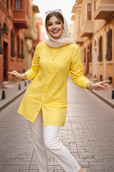 PİNK FLY Lace Embroidered Tunic