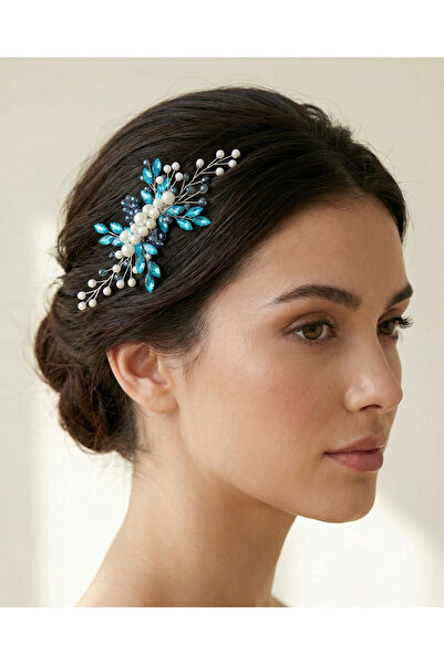gelinmz Bridal Hair Accessory with Pearls and Crystal Stones - Wedding & Enga...