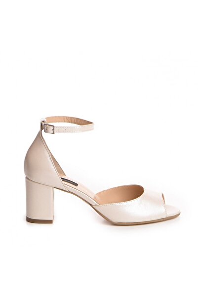 The 5th Element Sandale mireasa piele naturala Ivoire Daisy