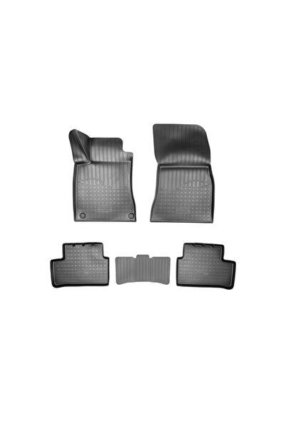 UNIDEC Rubber floor mats compatible with Mercedes A-Class W177 2018-