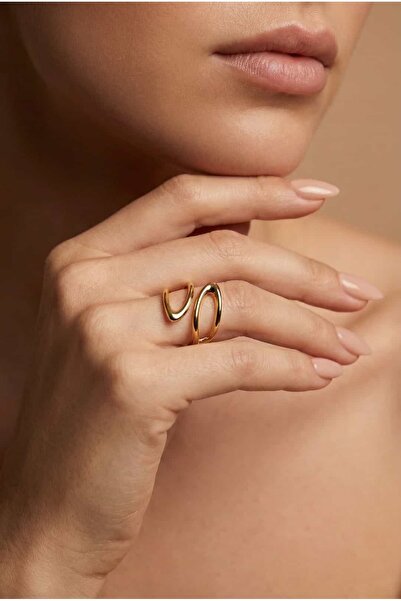 Liviena خاتم ليمبوس الفولاذي الذهبي