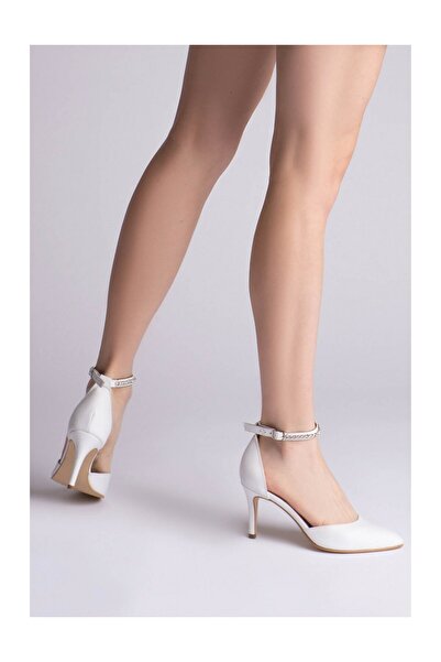 The 5th Element White Urban genuine leather bridal shoes