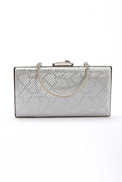 MFT AYAKKABI Дамска вечерна чанта Silver Snake