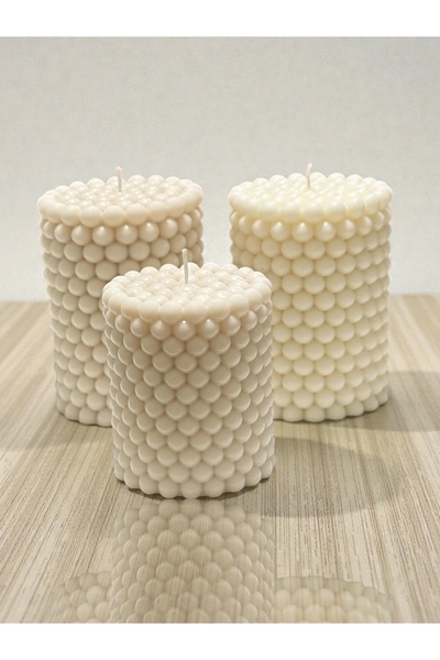 Natura Home Decor Bubble Silindir Mum