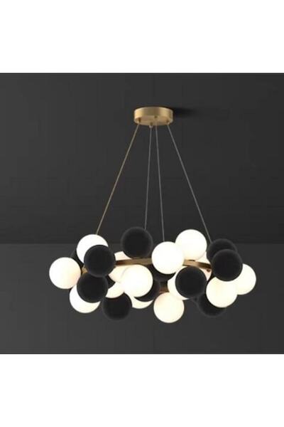 LEDZONE Chandelier 32 G9 Sockets LZ9031-32 Black