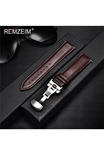 Choice5 20mm Brown-s Casual Business Leather Watchband 18mm 20mm 22mm 24mm St...
