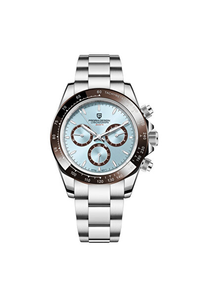 Choice20 ساعة باجاني الجديدة للرجال، لون أزرق جليدي وذهبي، موديل 1644، إصدار ...