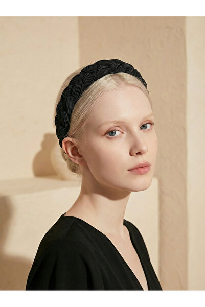 MegssStore Μαύρο Πλεκτό Πλισέ Στέμμα