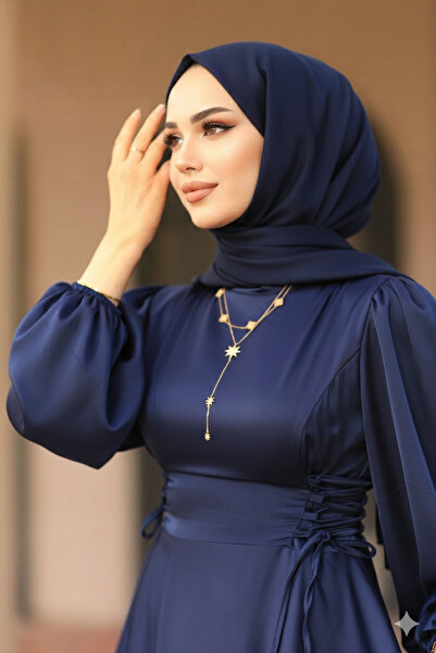 Dm Life Saten abiye çapraz bağlamalı abiye