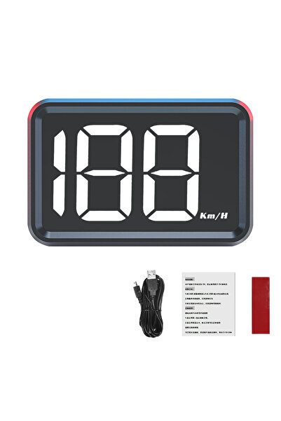 Choice1 KMH white GPS HUD Speedometer KMH MPH Meter X1 HUD Big Font Digital W...