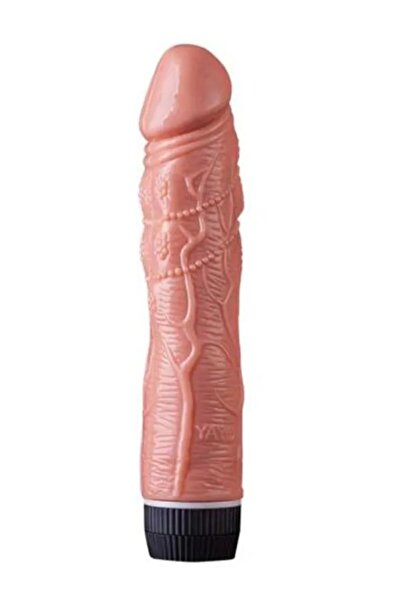 Tırtıklı Dokulu Klasik Vibratör – 20 cm, Ayarlanabilir Titreşim