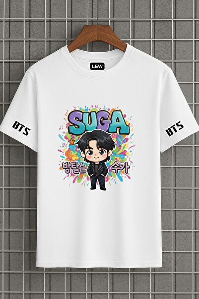 lovver Παιδικό μπλουζάκι από βαμβάκι με στάμπα, με λεπτομέρεια στάμπας στο μα...