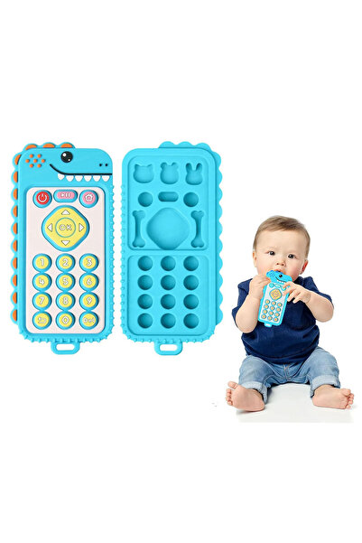 sallma Jucărie de dentiție din silicon pentru smartphone