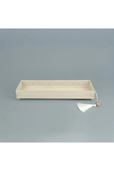 Generic صينية تقديم معدنية مزخرفة