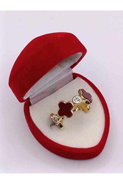 RP COMPANY خاتم من الفولاذ قابل للتعديل، موديل SIRALI YONCA، بلون أحمر كلاريت...