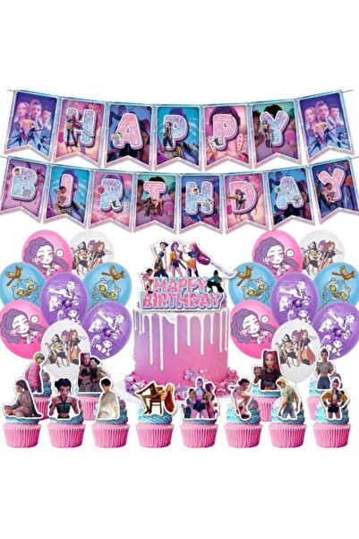 WOMDEE K-pop Demon Hunters Birthday Decorations
