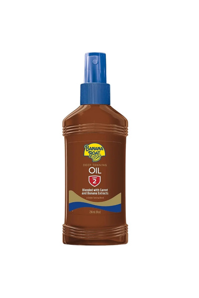 Banana Boat SPF 2 Deep Tanning Oil Blended With Carrot And Banana Extract- 236ml
