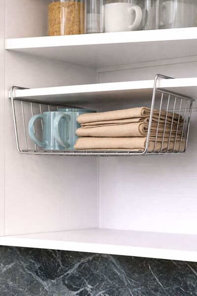 Kitchen Smile Paslanmaz Dolap İçi Ve Havlupanlık Düzenleyici 1 Adet