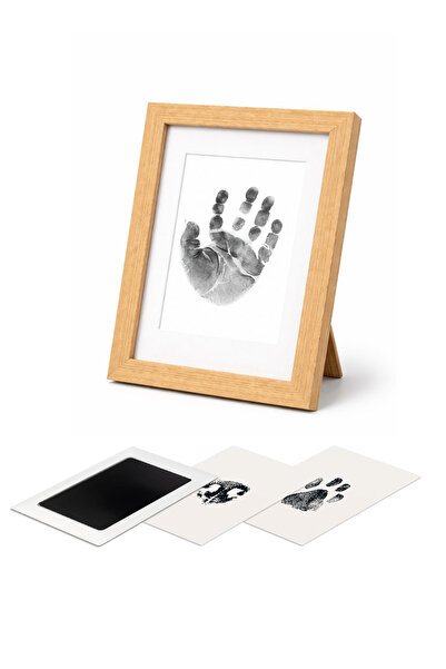 Moky Design Baby Hand and Footprint Set, Inkless Non-Contact Printing Kit and...