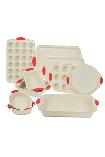 Generic Granite Bakeware Set - 10 Pieces