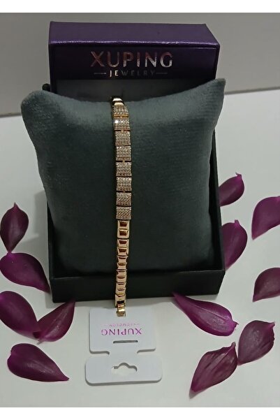 XUPING JEWELRY سوار فولاذي أنيق وعصري مرصع بالأحجار