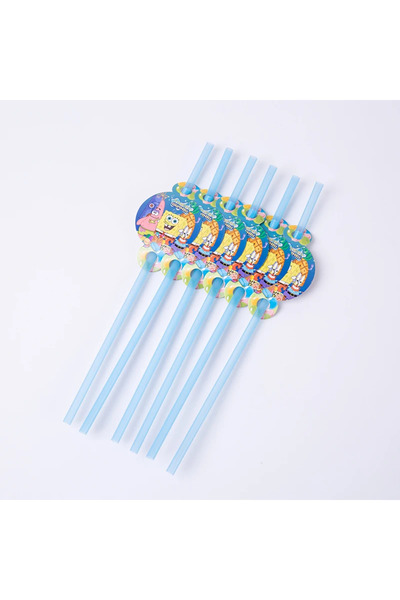 Choice 6 قطع من لوازم حفلات أعياد الميلاد برسومات سبونج بوب الكرتونية، لوازم ...