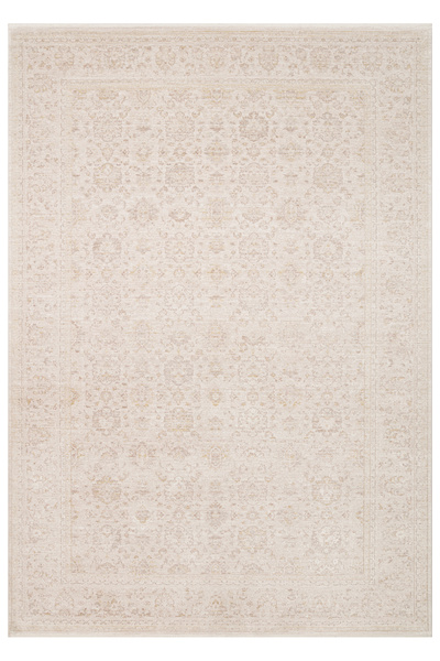 Eko Halı Mahal Mood 02 Beige Cream Viskon ile Üretilen Modern Vintage Desenli...