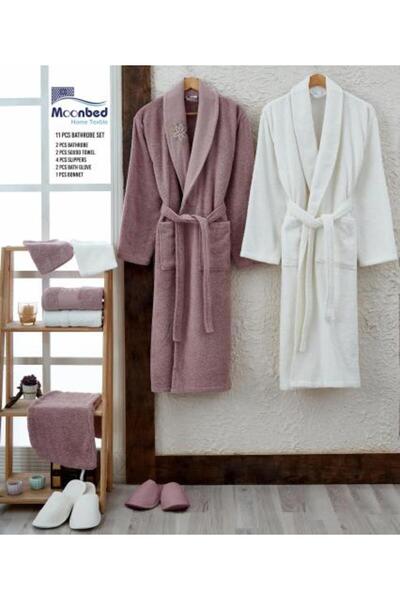Ropi Turkish Bathrobe Set 11 Pieces
