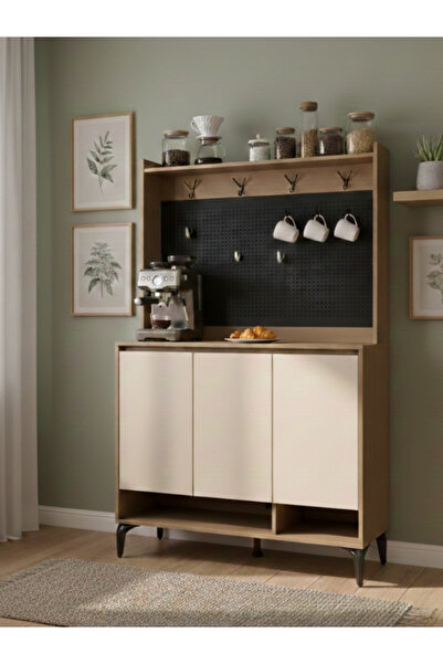 DEC15 Modern buffet with a stylish and practical design, including a hanging ...