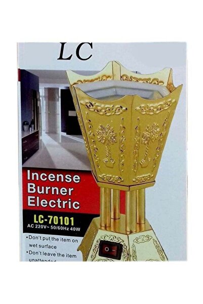 LC Electric Incense Burner with Elegant Decorative Design for Home Use