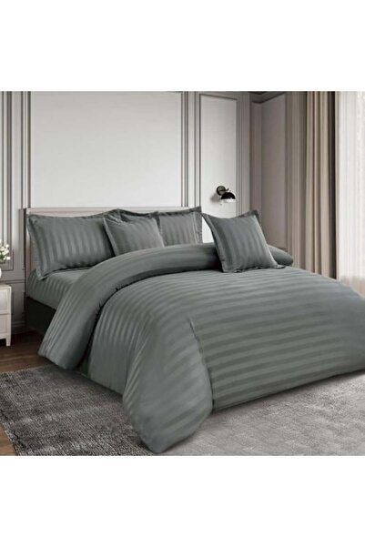 Ropi Luxury Hotel Comforter Set 4 Pieces - Dark Green