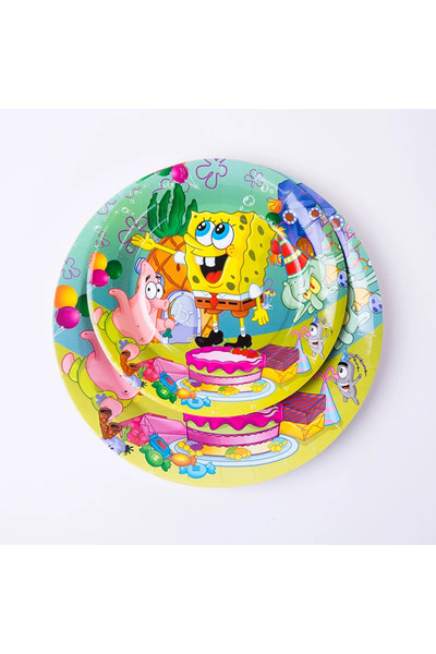 Choice 6 قطع من لوازم حفلات أعياد الميلاد برسومات سبونج بوب الكرتونية، لوازم ...