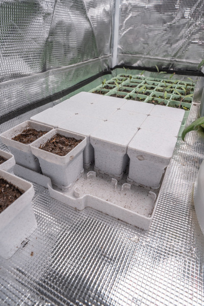 NorthEdge3D Tohum Başlangıç Seti - 16 gözlü (4x4) Bölmeli Mini Sera ve Kapakl...